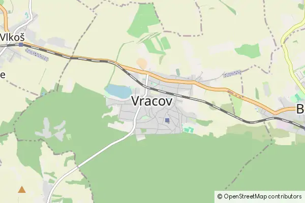 Mapa Vracov