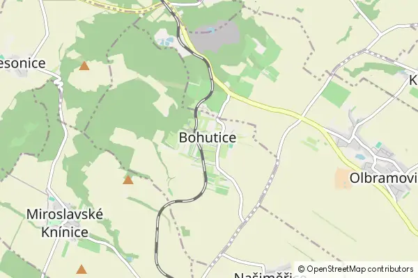 Mapa Bohutice