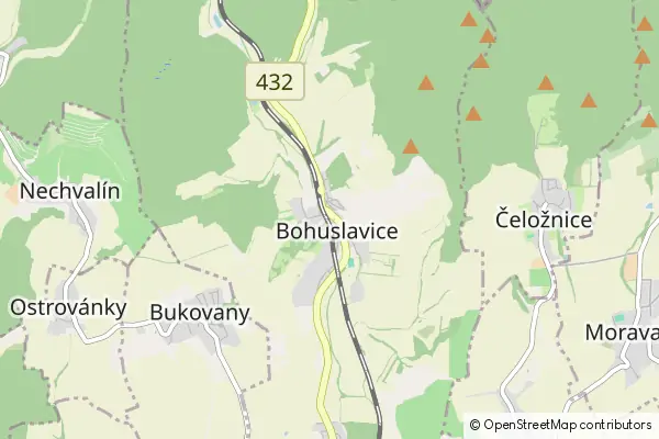 Mapa Bohuslavice