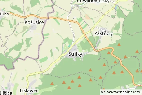 Mapa Střílky