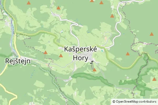 Mapa Kašperské Hory