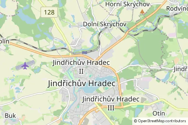 Mapa Jindřichův Hradec