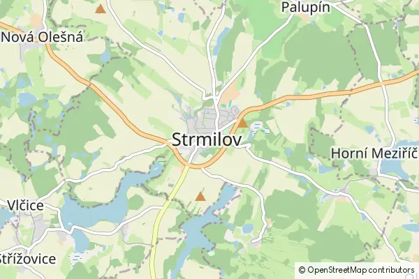 Mapa Strmilov