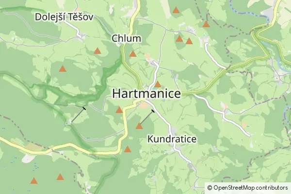 Mapa Hartmanice