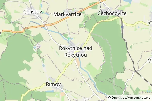 Mapa Rokytnice nad Rokytnou