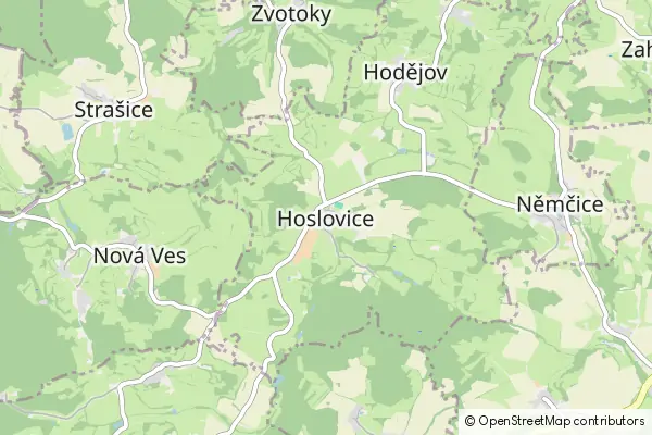 Mapa Hoslovice