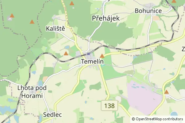 Mapa Temelin