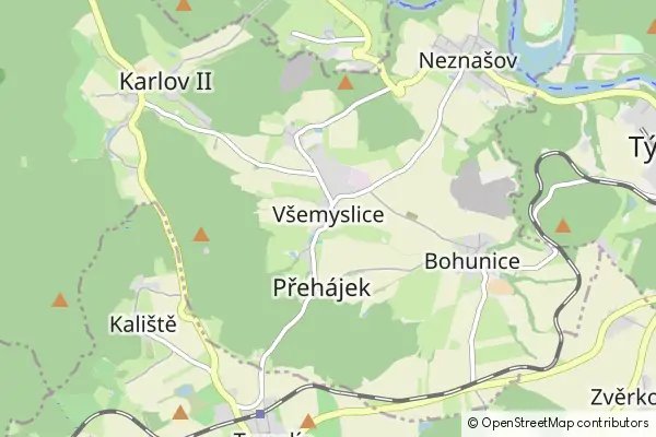 Mapa Všemyslice