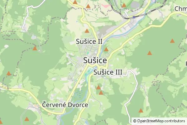 Mapa Sušice