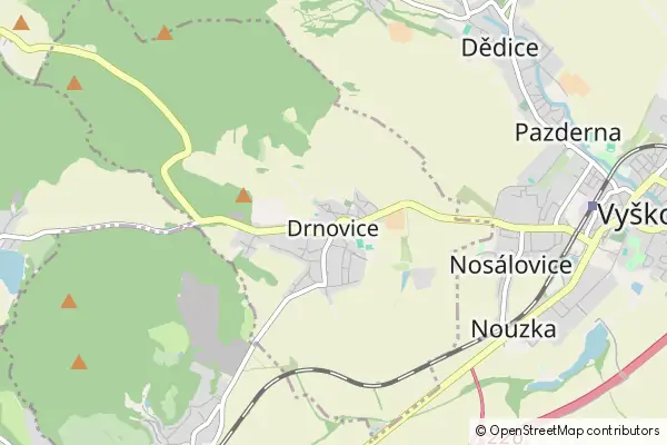 Mapa Drnovice