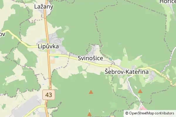 Mapa Svinošice