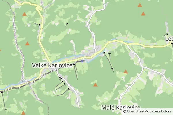 Mapa Velké Karlovice