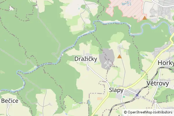 Mapa Dražičky