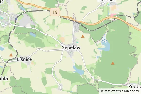 Mapa Sepekov