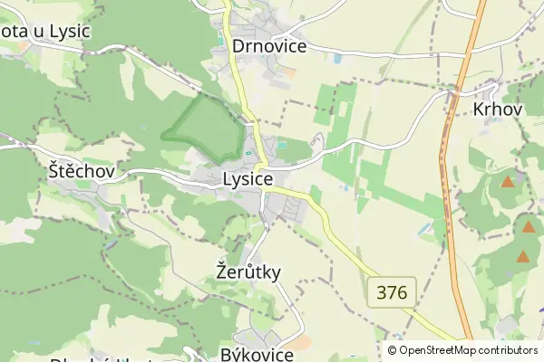 Mapa Lysice