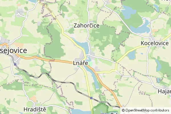 Mapa Lnáře