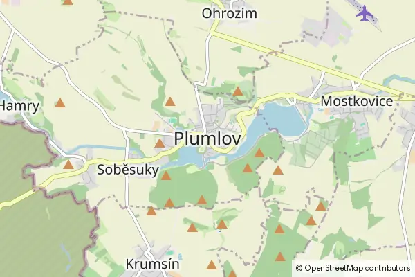 Mapa Plumlov