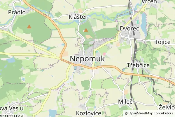 Mapa Nepomuk