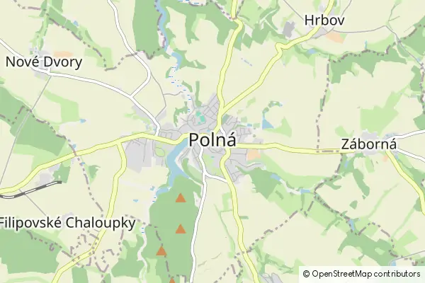 Mapa Polná