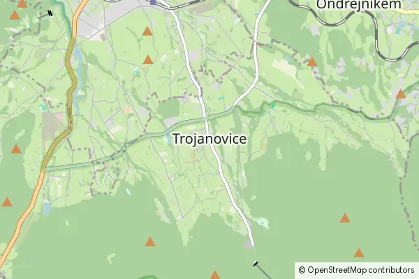 Mapa Trojanovice