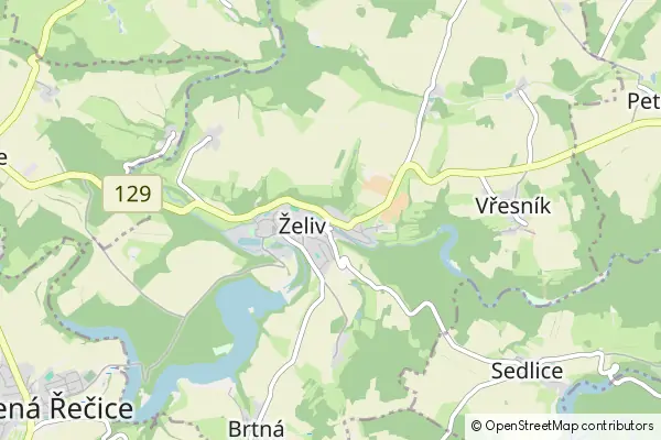 Mapa Želiv