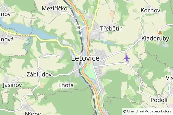 Mapa Letovice