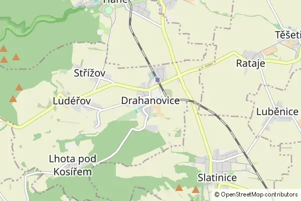 Mapa Drahanovice