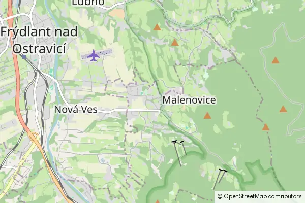 Mapa Malenowice