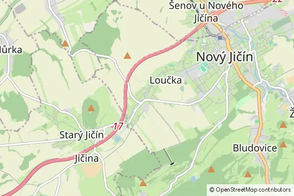 Mapa Loučka