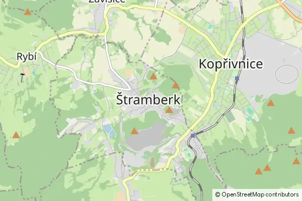 Mapa Štramberk