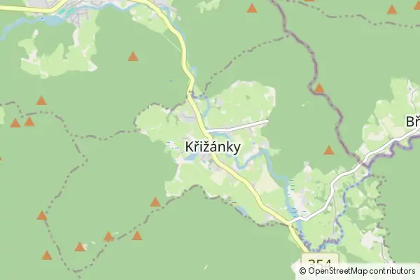 Mapa Krizanky