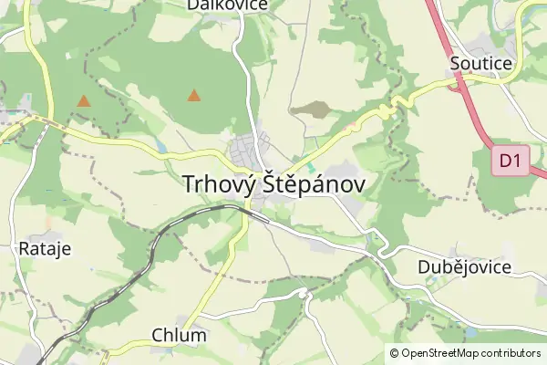 Mapa Trhový Štěpánov