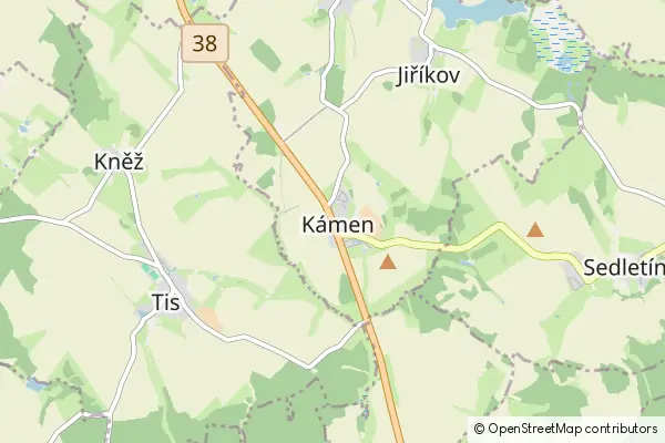 Mapa Kámen