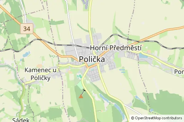 Mapa Polička