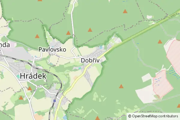 Mapa Dobřív