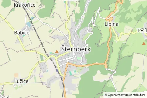 Mapa Šternberk