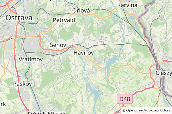 Mapa Hawierzów