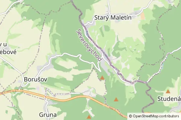 Mapa Svojanov