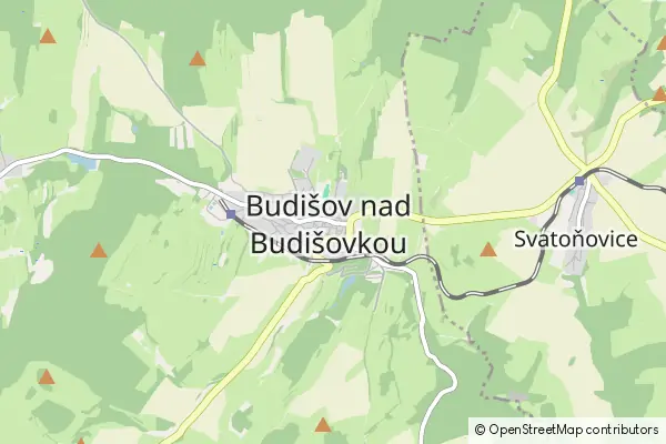 Mapa Budišov nad Budišovkou