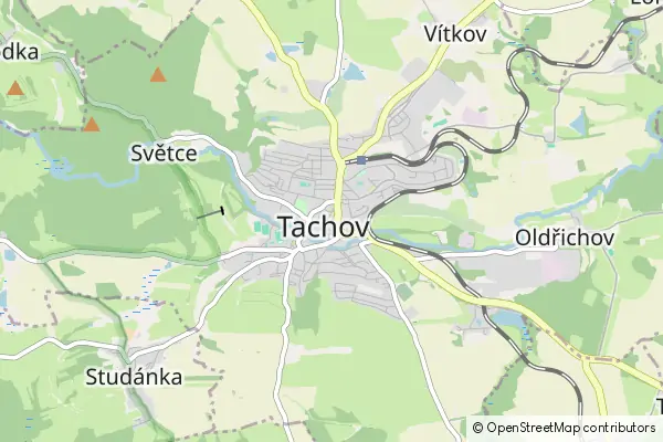 Mapa Tachov