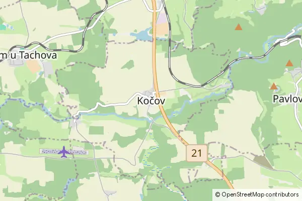 Mapa Kočov