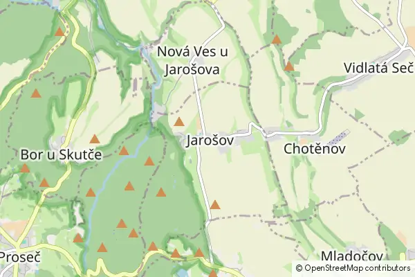 Mapa Jarošov