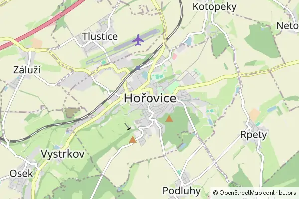 Mapa Hořovice