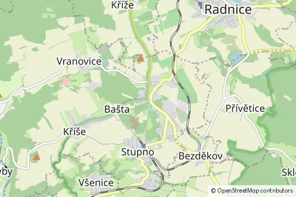 Mapa Břasy