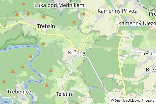 Mapa Krňany