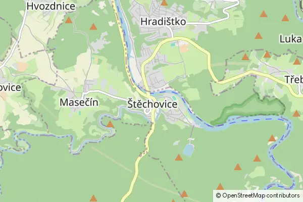 Mapa Štěchovice