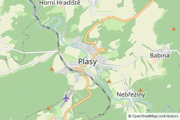 Mapa Plasy