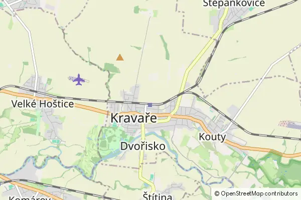 Mapa Kravaře