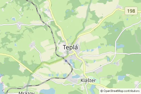 Mapa Teplá