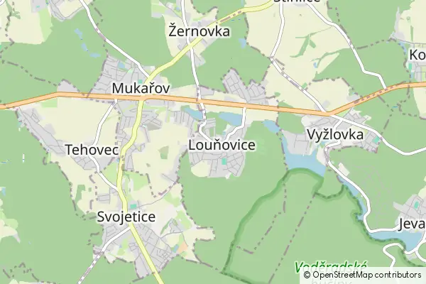 Mapa Louňovice